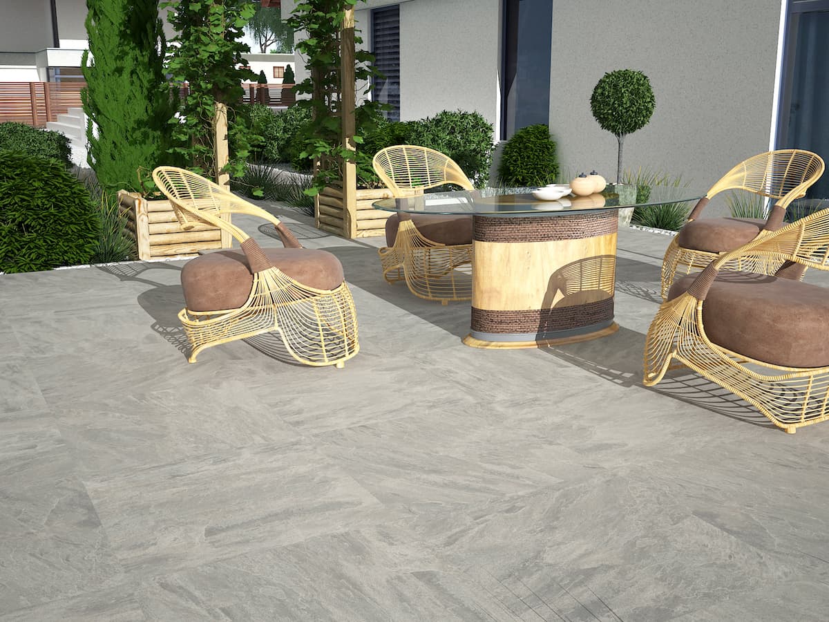 Керамогранит Ocean Ceramic Iran Belstone Antracite 59.7х59.7 20 мм