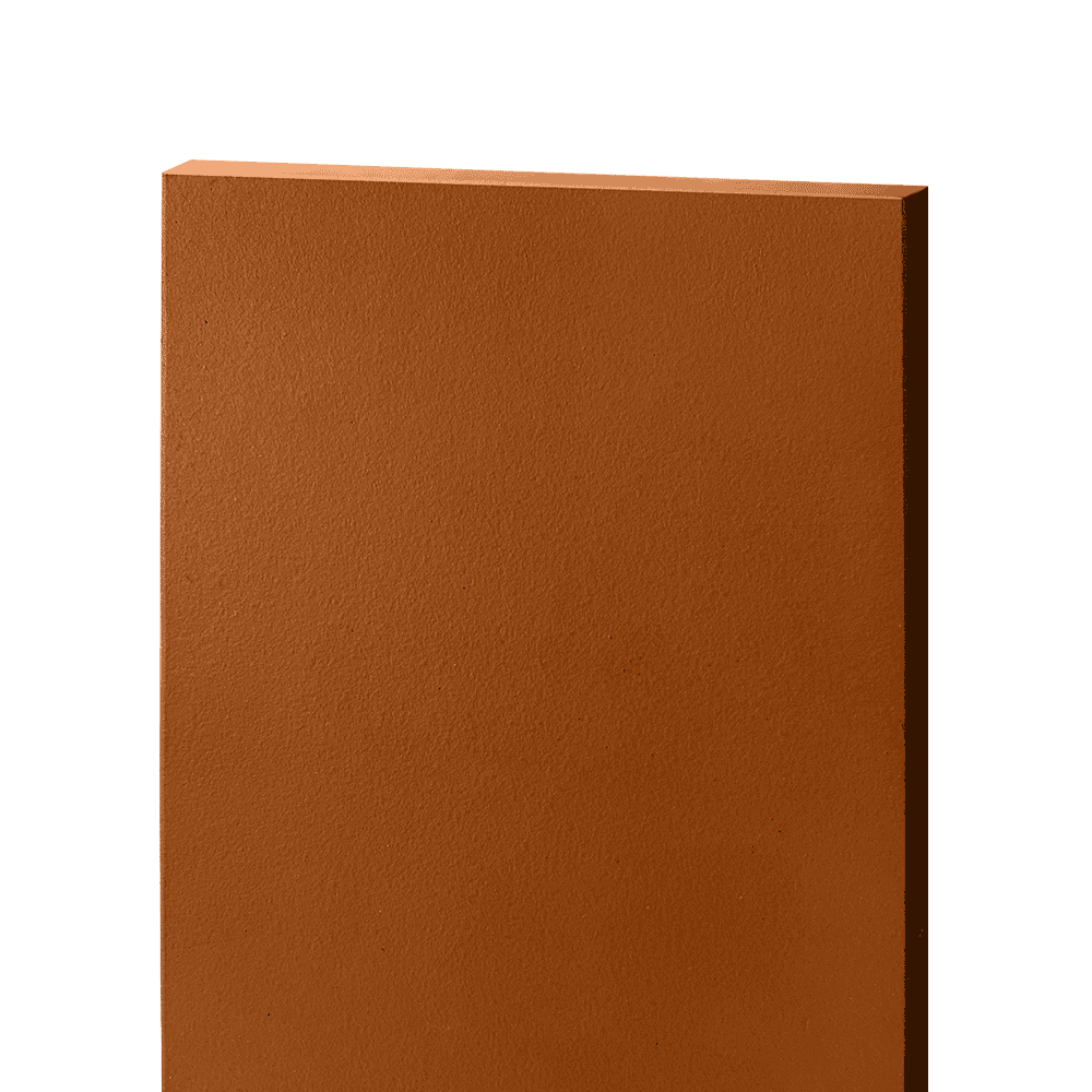 Широкоформатные фиброцементные панели БЭТЕКО коллекции Штиль, цвет Оранжево-коричневый (1200х1500х8 мм)