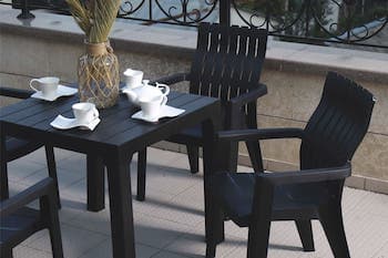 Комплект мебели b:rattan Boston Set антрацит