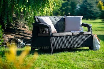 Комплект мебели Corfu Russia Love Seat (2х мест.диван) графит