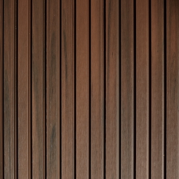 Фасадная (стеновая) реечная панель CM WALL, 219х26х3000 мм, Walnut (Орех)